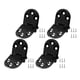 thumbnail image 2 of Bisagras Para Muebles De Metal Inoxidable De 4 Piezas Rotación De 180 Grados Negro, 2 of 5