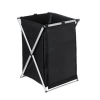 Tomasstore - Cesta Negra De Almacenamiento De Ropa Sucia Plegable Organizador