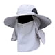 thumbnail image 4 of Sombrero Para El Sol Con Visera Extraíble Con Solapa Para El Cuello, Sombrero De Pesca Para Adultos De Ala Ancha, 4 of 5