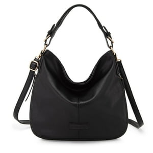 Bolso De Mano Montana West Hobo De Piel Vegana Ajustable Negro