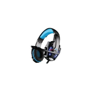 Reptilex - Audífonos Platinum Gamer Conector 3,5Mm Y Usb Led Azul - Ps