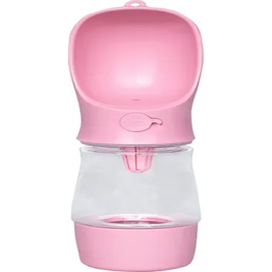 Genérico - Botella Agua Portátil Mascotas 258ml Color Rosado
