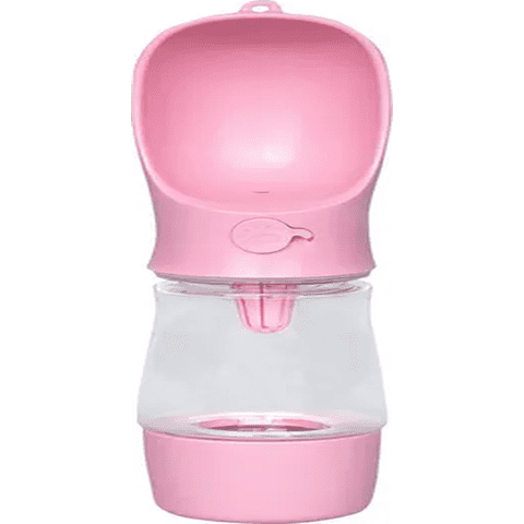 Genérico - Botella Agua Portátil Mascotas 258Ml Color Rosado