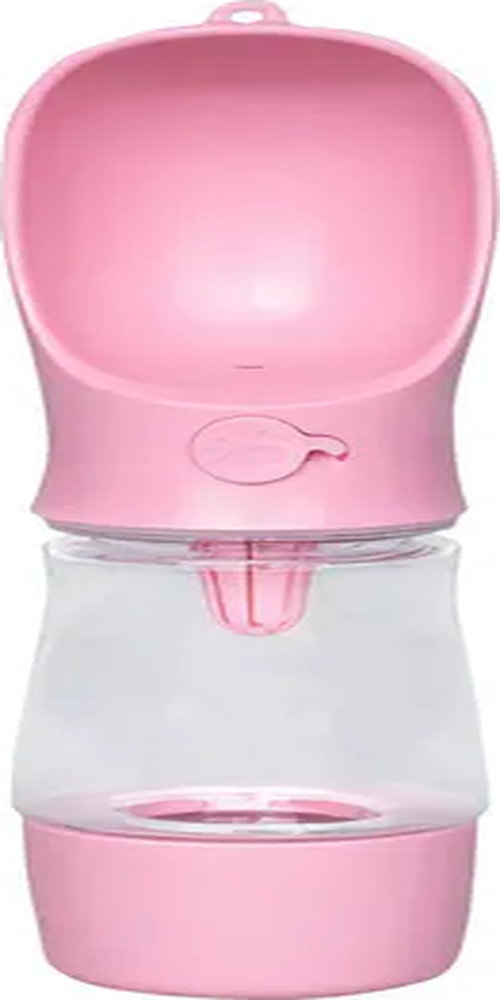 Genérico - Botella Agua Portátil Mascotas 258Ml Color Rosado
