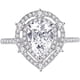 thumbnail image 1 of Anillos de Compromiso Delicados de 3 Quilates para Mujer Anillos de Boda de Plata Esterlina S925 Corte Pera Anillo de Diamante Simulado Anillos de Eternidad con CZ Anillos de Promesa para Ella, 1 of 6