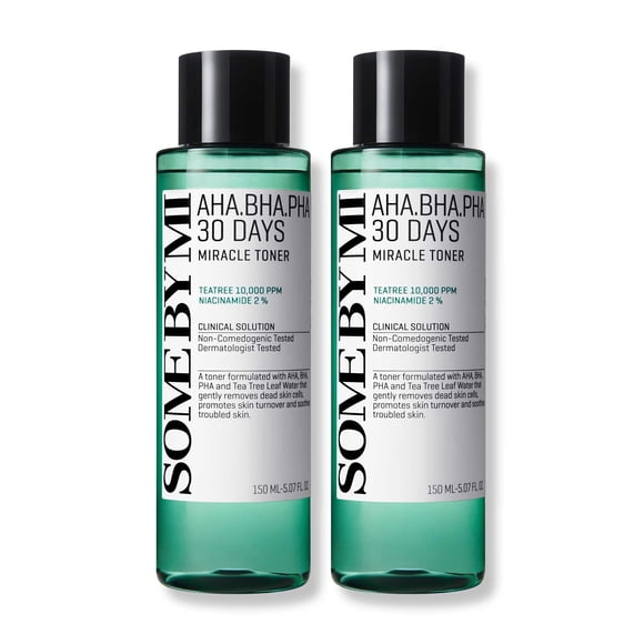 Tonificador SOME BY MI AHA BHA PHA 30 Days Miracle, 60 ml, paquete de 2