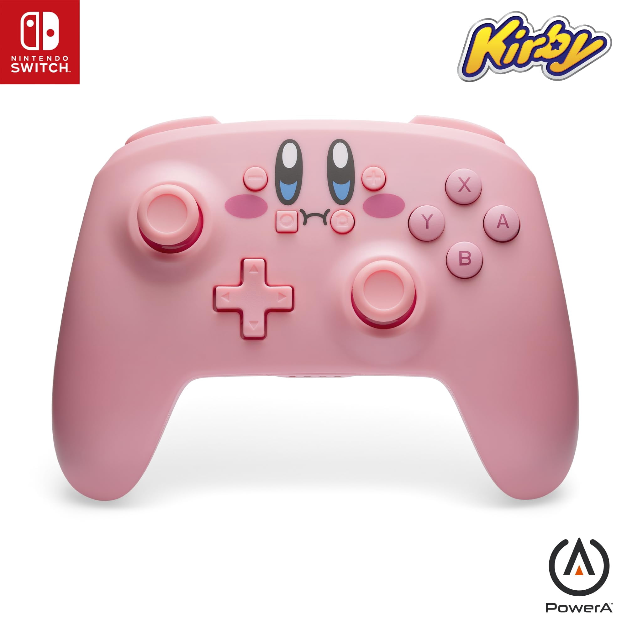 Controlador Inalámbrico Powera Kirby Mouthful Para Nintendo Switch