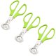 thumbnail image 1 of Tijeras Cortadoras de Huevos de Codorniz Calary 3 Piezas Verde, 1 of 8