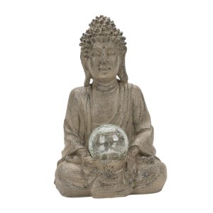 Bothyi - Estatua De Buda Con Estatuilla Coleccionable Ligera Para Sala De Estar Dormitorio Interior