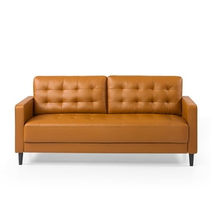Sofá Zinus Benton 3 Cuerpos Cognac