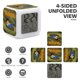 thumbnail image 3 of Yukee theme 7 colors Alarm Clock Digital LED Alarm Clock Gifts for kids friends family, 3 of 6