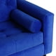 thumbnail image 3 of Sofa Retro 3 Cuerpos Felpa 00 Azul, 3 of 5