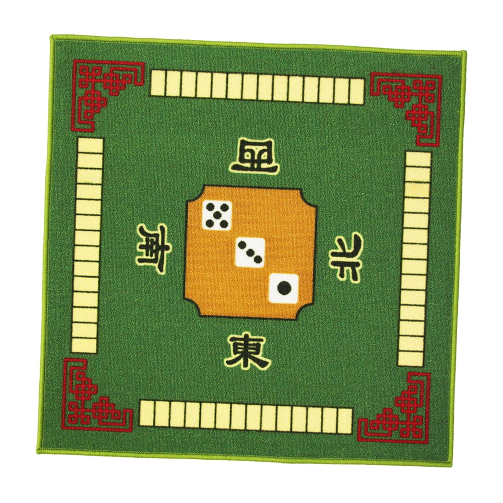 Bothyi - Mahjongg Mat Antideslizante Mahjong Accesorios Mantel Para Juegos De Escritorio De Cartas Verde