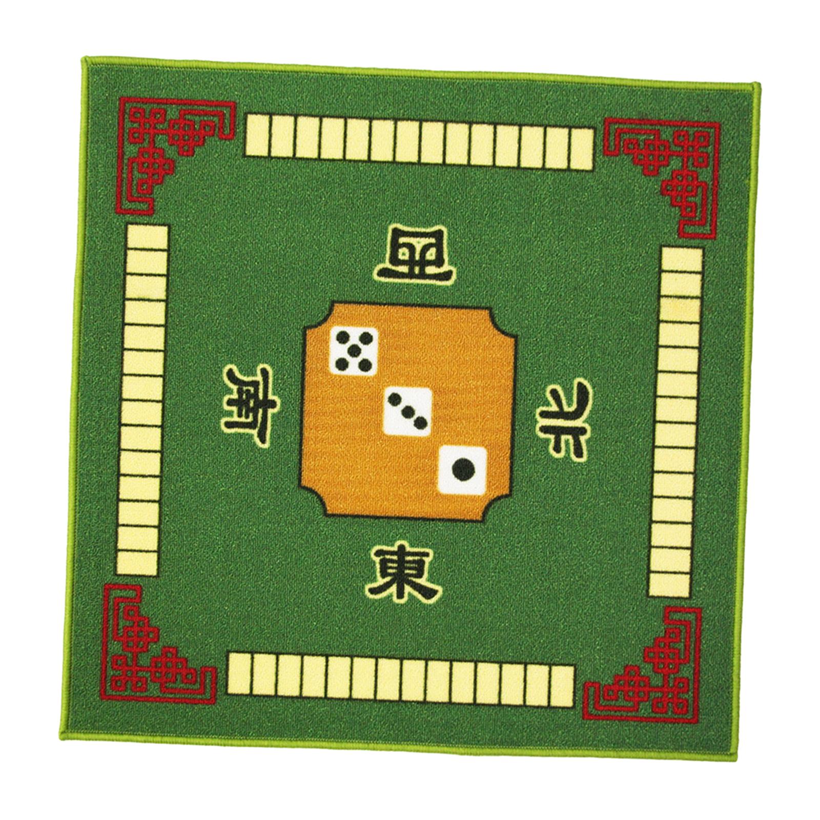Bothyi - Mahjongg Mat Antideslizante Mahjong Accesorios Mantel Para Juegos De Escritorio De Cartas Verde