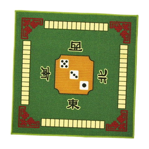 Bothyi - Mahjongg Mat Antideslizante Mahjong Accesorios Mantel Para Juegos De Escritorio De Cartas Verde