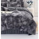 thumbnail image 2 of Cubrecama Peludo 2Plazas Jaspeado Negro, 2 of 2