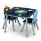 thumbnail image 1 of Juego de mesa y dos sillas infantil con almacenamiento Sistema solar Delta Children, 1 of 3