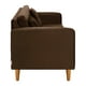 thumbnail image 3 of Sofa New Retro 3c Felpa 04 Chocolate, 3 of 6
