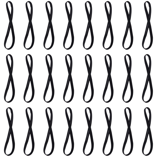 24 diademas deportivas elásticas finas, antideslizantes, sin arrugas, suaves y para el sudor.