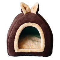 Ioensy - Cama Para Animales Pequeños, Jaula Cálida Para Conejos, Nido Para Chinchilla, Ardilla, Erizo S