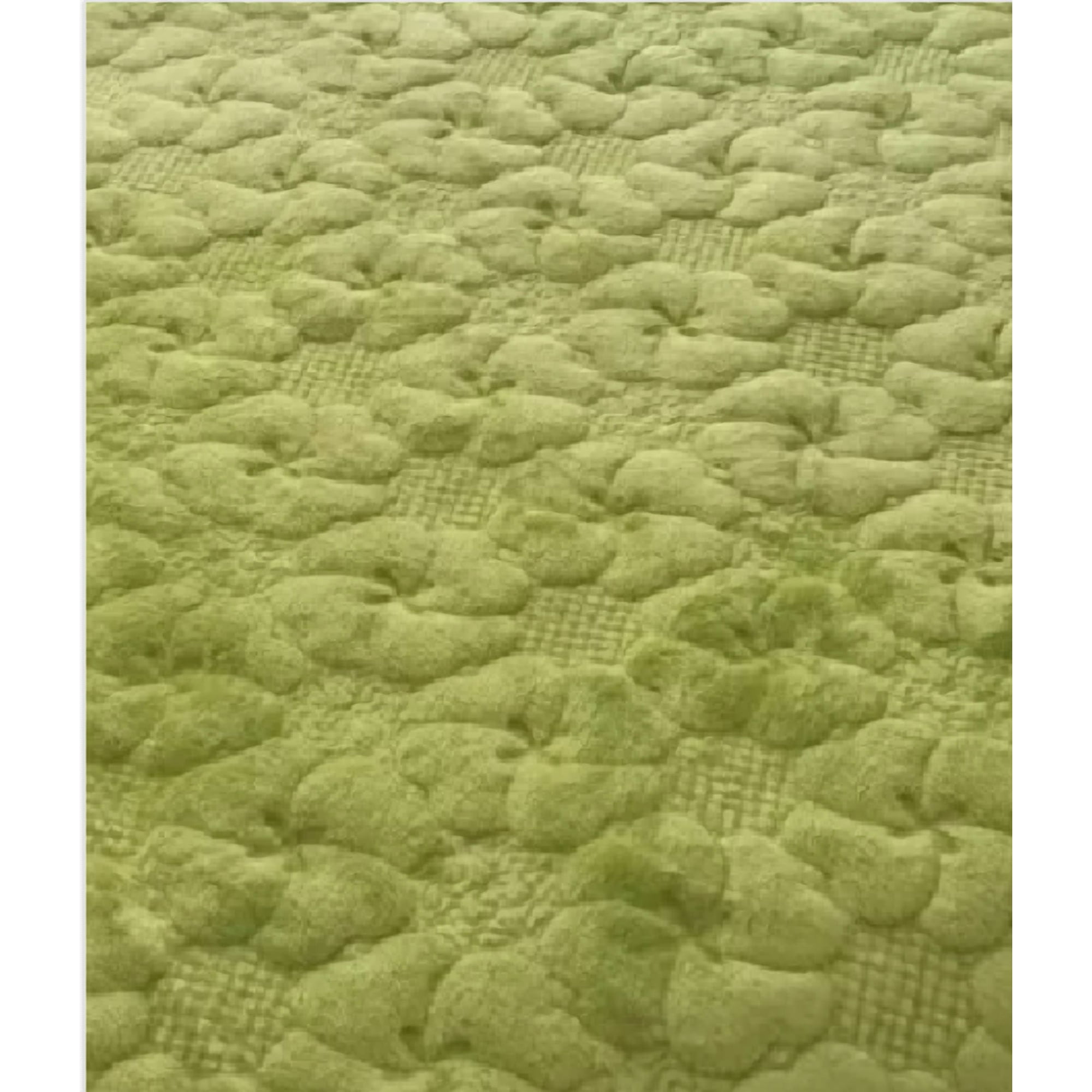 Genérico - Piecera Polar Tela Reversible 95x210 Cm Color Verde Pistacho