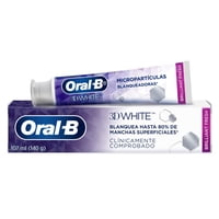 Pasta De Dientes 3D White Brilliant Fresh Anticaries Con Flúor 107 Ml Oral-B