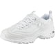 thumbnail image 1 of Zapatilla Skechers D'Lites de espuma viscoelástica para mujer, color blanco y plateado, 1 of 7