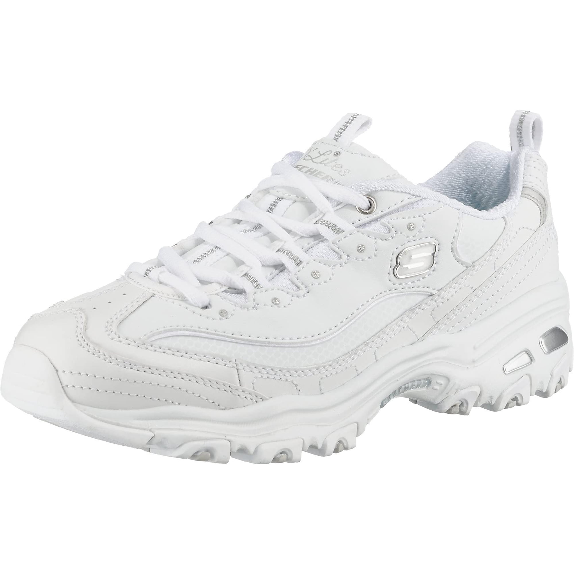 Zapatillas Skechers D'lites Fresh Start De Espuma Viscoelástica Blancas Para Mujer
