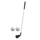 thumbnail image 3 of Chipper de Golf con eje de Metal, cuña de Golf telescópica portátil para diestros con 2 pelotas de Golf para principiantes, adultos y niños, regalo de, 3 of 5