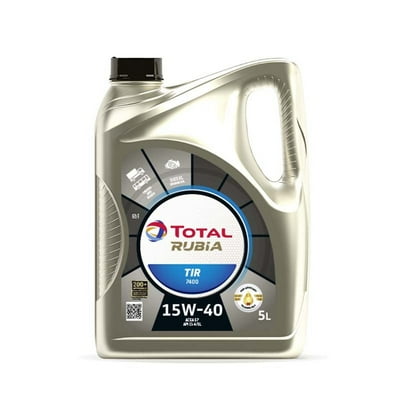 Aceite De Motor Rubia Tir 7400 15W40 Diesel 5 Lts  Total