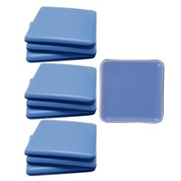 Magideal - 10 Uds. Almohadilla Deslizante Para Muebles, Alfombras, Protectores De Suelo, Deslizadores De Muebles, Deslizadores Antideslizantes Para Alfombras, Mu Azul 40X40Mm
