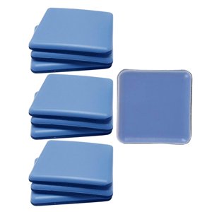 Magideal - 10 Uds. Almohadilla Deslizante Para Muebles, Alfombras, Protectores De Suelo, Deslizadores De Muebles, Deslizadores Antideslizantes Para Alfombras, Mu Azul 40X40Mm