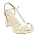 thumbnail image 3 of Sandalia Ramarim Mujer 2433253 Dorado Casual, 3 of 6