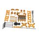 thumbnail image 4 of Kit De Metal De Repuesto RC Para WLtoys 144001 124019 Accesorio De Bricolaje Sobre Orugas Dorado, 4 of 5