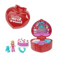 Set De Colección Mattel Polly Pocket Compacto Anillo Rubí 80Th