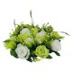 thumbnail image 5 of 35cm Flores De Rosas Artificiales Decorativas DIY Manojo De 14 Para Fiesta Boda Verde Claro, 5 of 5