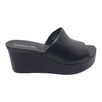 Sandalia Con Plataforma Beira Rio Negra | 8407.100.9569-15758 - Talla 36