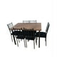 thumbnail image 4 of Comedor Metal Madera Ranco 6 Sillas Negro, 4 of 4