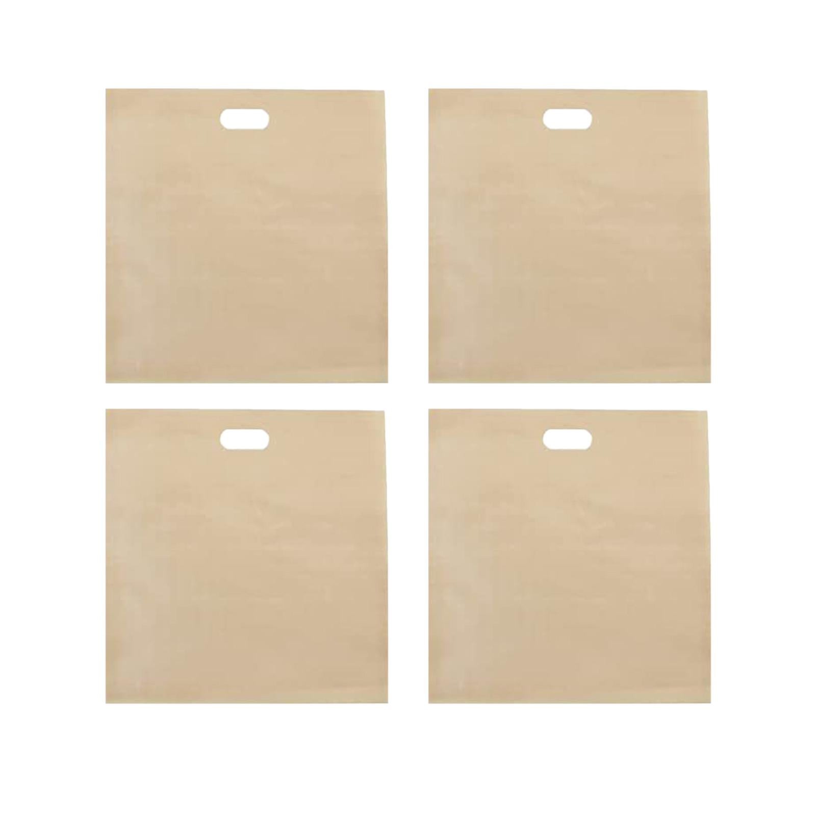 Magideal - Bolsas Reutilizables Para Tostadora, Bolsas Para Horno De Sándwich, Organización Antiadherente, Bolsas Para Hornear, Bolsas Para Sándwich Tostado Para 16x18cm 4 Piezas