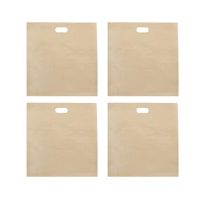 Magideal - Bolsas Reutilizables Para Tostadora, Bolsas Para Horno De Sándwich, Organización Antiadherente, Bolsas Para Hornear, Bolsas Para Sándwich Tostado Para 16X18Cm 4 Piezas