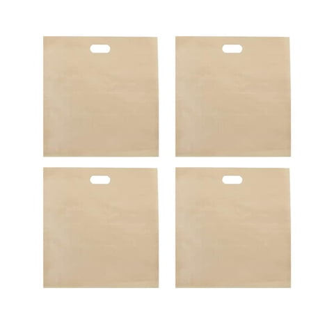 Magideal - Bolsas Reutilizables Para Tostadora, Bolsas Para Horno De Sándwich, Organización Antiadherente, Bolsas Para Hornear, Bolsas Para Sándwich Tostado Para 16X18Cm 4 Piezas