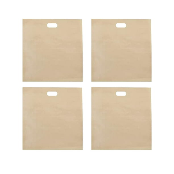 Bolsas reutilizables para tostadora, bolsas para horno de sándwich, organización antiadherente, bolsas para hornear, bolsas para sándwich tostado para 16x18cm 4 piezas