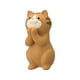 thumbnail image 1 of Estatua De Gato Escritorio Escultura Animal Para Granja Restaurante Sala De Estar Soporte De Gafas Marrón, 1 of 3