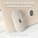 thumbnail image 2 of X1 Mouse Inalámbrico Con Pantalla De Batería, Wireless Óptico Recargable 2.4 G Ergonómico Silencioso Click 800/1200/1600 Ajustable Dpi Ratón Para Computadora,portátil,pc,mac (blanco Lechoso), 2 of 6