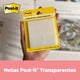 thumbnail image 2 of Notas Adhesivas Post-It Transparente 73x73 mm 36 Hojas, 2 of 5