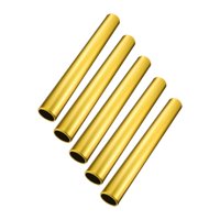 Ioensy - 5 Bastones De Relevo De 11,42 Pulgadas, Resistentes, Para Atletismo Al Aire Libre, Dorados