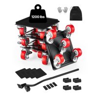 Furniture Dolly Vevor Carga Máxima 544,31 Kg Con 5 Ruedas