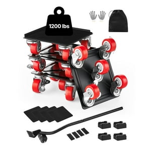 Furniture Dolly Vevor Carga Máxima 544,31 Kg Con 5 Ruedas