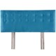 thumbnail image 4 of Respaldo Cama Botone King Felpa Turquesa, 4 of 4