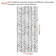thumbnail image 1 of 1 Roll, Herringbone Pattern Wallpaper, 39.4inchX17.7inch, Balck And White, Nordic Thick Peel And Stick, Refrigerator Speaker Dryer Cabinet Oven Appliance Furniture Room Background Kitchen Renovation, 1 of 4